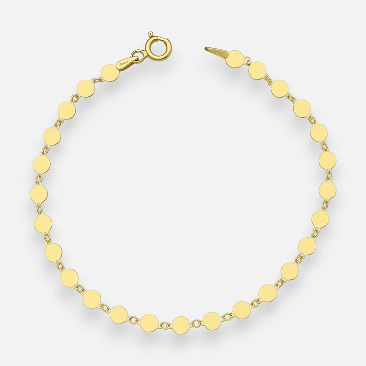 Pulsera Círculo Amor Eterno Baño de Oro